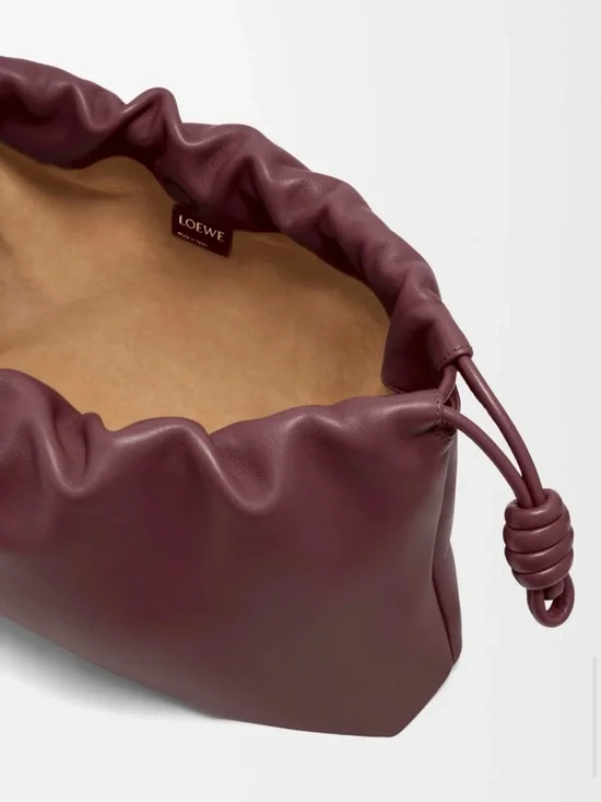 Loewe Large Burgundy Flaminco Ballon Chain Shoulder Bag - Picture 8 of 8